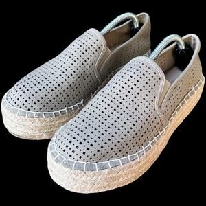 Altar'd State Espadrille Platform Beige Women's Size 7.5 Shoes Casual Loafer